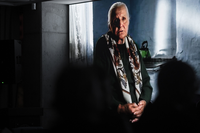 Spotkanie z dr. hab. Sebastianem Piątkowskim, autorem książki „W płomieniach zaś ciągle odzywały się jęki...” – Warszawa, 21 marca 2025. Fot. Sławek Kasper (IPN)