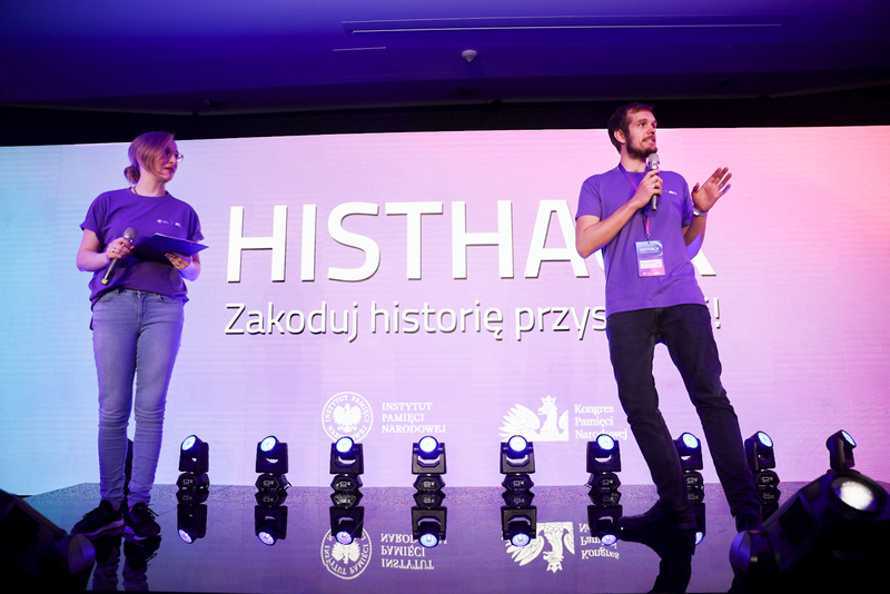 Kongres Pamięci Narodowej: początek „HistHacku” – pierwszego w dziejach hackathonu organizowanego przez IPN – Warszawa, 13 kwietnia 2023. Fot. Sławek Kasper (IPN)