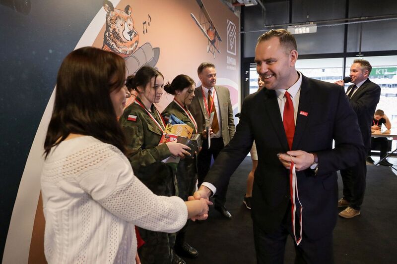 Finał pierwszej edycji ogólnopolskiej Olimpiady Gier Planszowych Instytutu Pamięci Narodowej – Warszawa, 15 kwietnia 2023. Fot. Mikołaj Bujak (IPN)