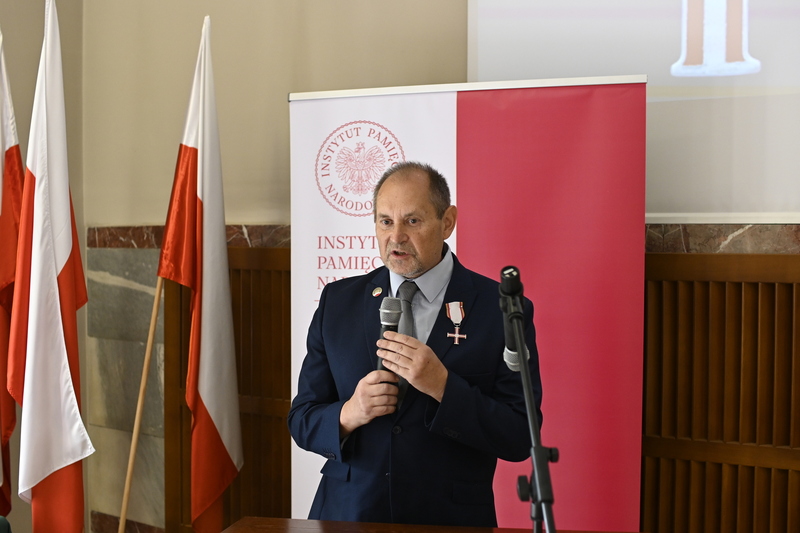 Uroczystość wręczenia Krzyży Wolności i Solidarności działaczom opozycji antykomunistycznej z lat 1976–1989 – Radom, 25 czerwca 2024. Fot. Michał Adamczyk