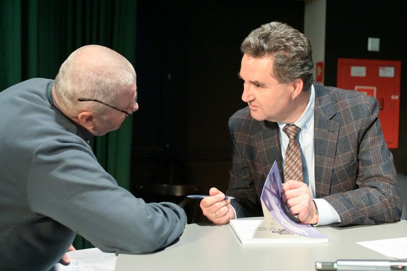 Spotkanie autorskie „U zarania radomskich skrzydeł. Szkoła Podchorążych Rezerwy Lotnictwa w Sadkowie koło Radomia”. Fot. Michał Adamczyk