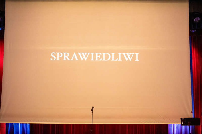 Widowisko słowno-muzyczne „Sprawiedliwi” - Radom, 24 marca 2025 r. Fot. Natalia Wziątek