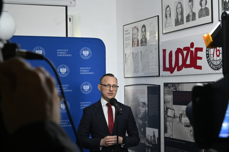 Podjęcie na nowo śledztwa w sprawie Radomskiego Czerwca '76 - Radom, 8 kwietnia 2025 r. Fot. Michał Adamczyk (IPN)