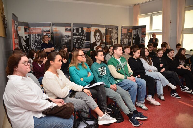 W 50. rocznicę radomskich protestów - Małęczyn, 17 marca 2026 r. Fot. Powiatowy Instytut Kultury