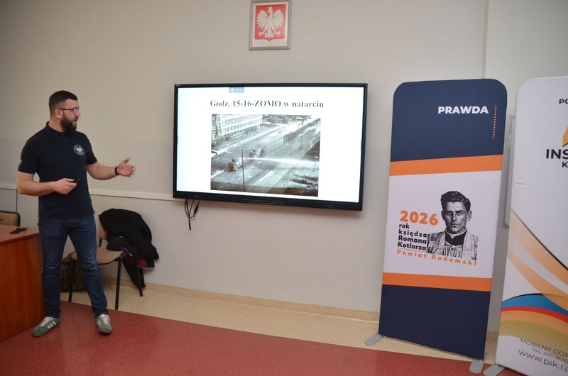 W 50. rocznicę radomskich protestów - Małęczyn, 17 marca 2026 r. Fot. Powiatowy Instytut Kultury