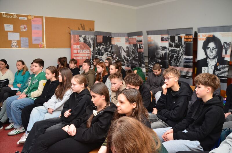 W 50. rocznicę radomskich protestów - Małęczyn, 17 marca 2026 r. Fot. Powiatowy Instytut Kultury