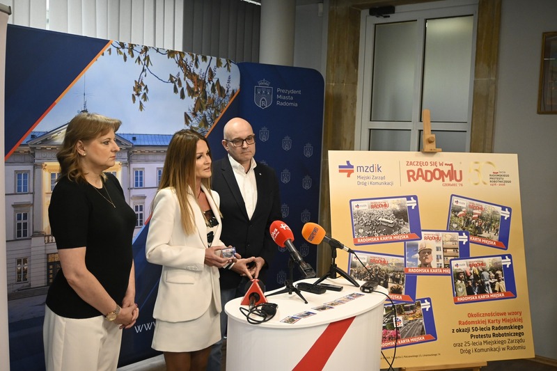Nowe wzory Radomskiej Karty Miejskiej - Radom, 24 kwietnia 2026 r. Fot. Michał Adamczyk IPN