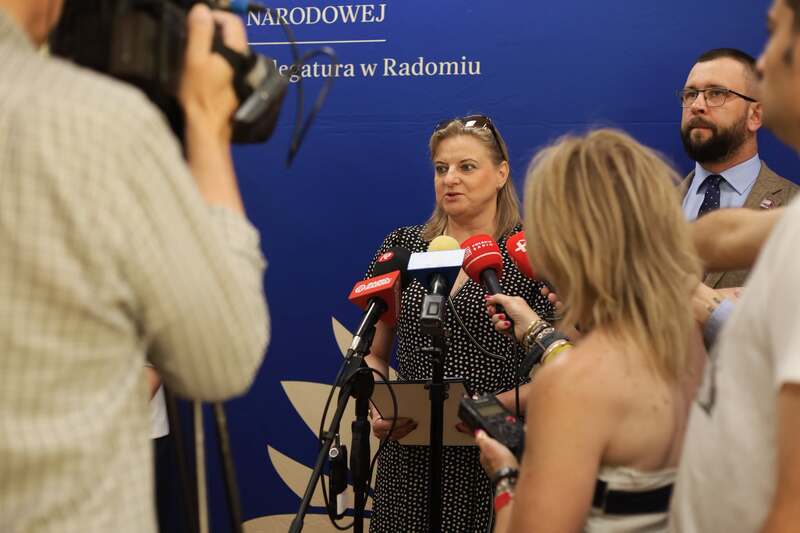 Konferencja prasowa "50. rocznica Radomskiego Czerwca 1976" - Radom, 19 czerwca 2026 r. Fot. Weronika Kupidura IPN