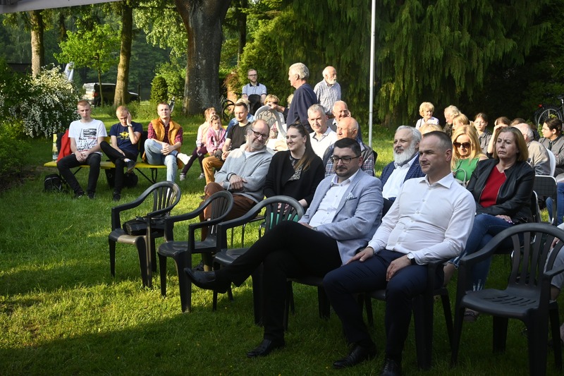 Uczestnicy wydarzenia „Ogród z historią”. Fot. Michał Adamczyk