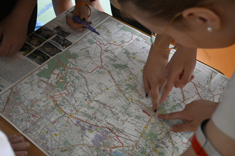 Którędy przyszli partyzanci - próba odtworzenia ich drogi. Fot. Michał Adamczyk