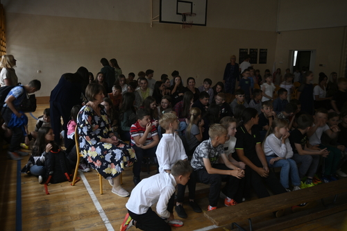 Uczniowie PSP w Rusinowie. Fot. Michał Adamczyk