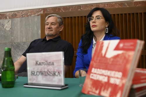Autorzy publikacji dr Arkadiusz Kutkowski oraz Karolina Słowińska. Fot. Michał Adamczyk